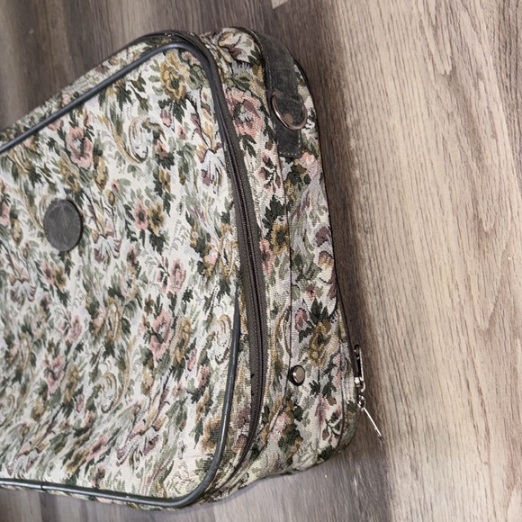 Floral Tapestry Suitcase - Picture 5 of 13